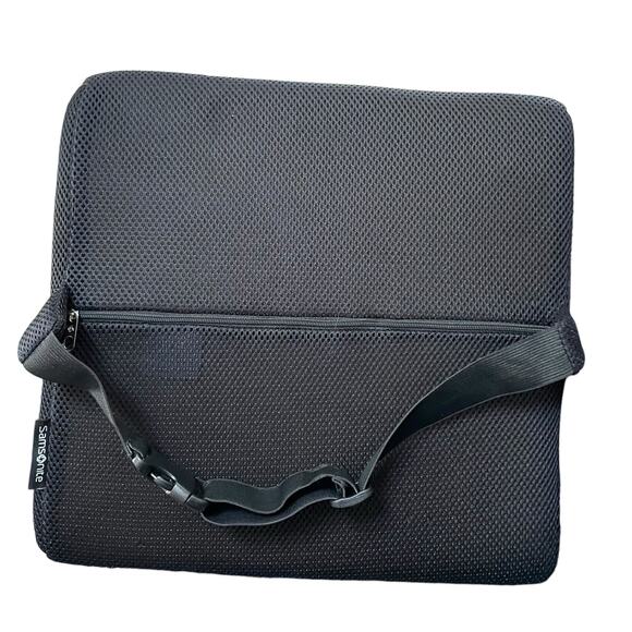 Samsonite Memory Foam Lumbar Support Pillow Lower Back Pain Relief Car Travel - Picture 6 of 11